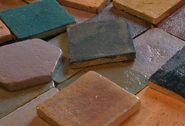 kleine bunte Cottofliesen